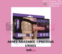 ARNES AJUSTABLE CON PRÓTESIS GLANDE SUAVE UNISEX 